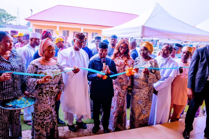 VP Osinbajo Commissions 100-bed Mother and Child Hospital in Ogun State