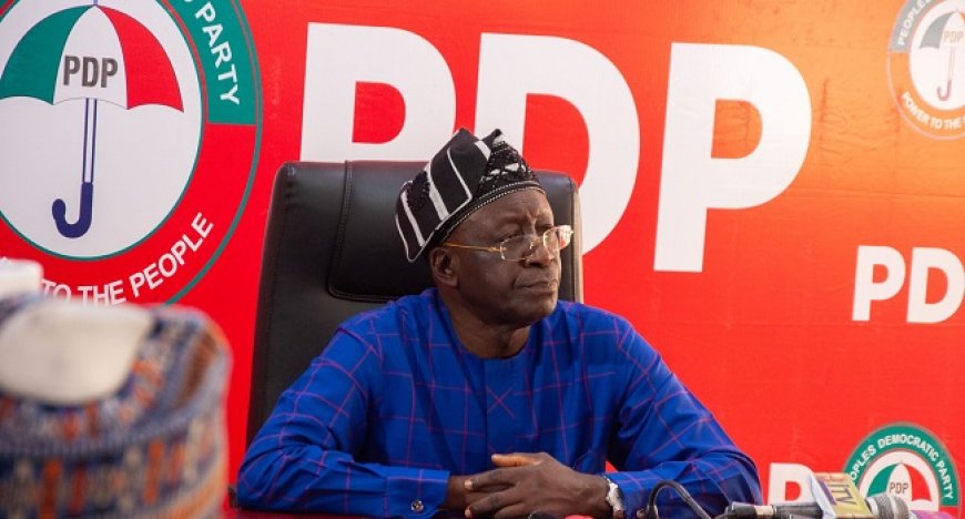 Breaking: PDP Chairman, Ayu steps Down