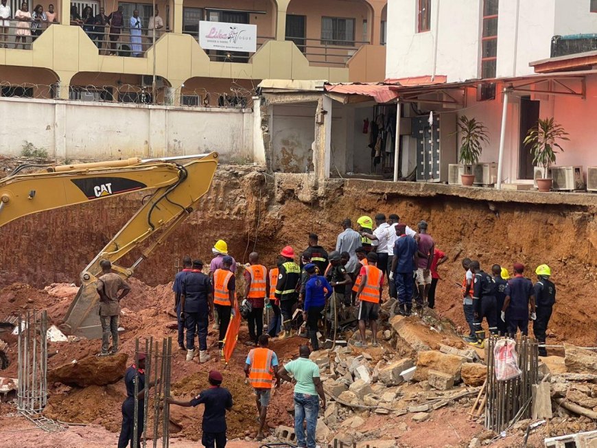 Four People Trapped In A Collapsed Building In Abuja