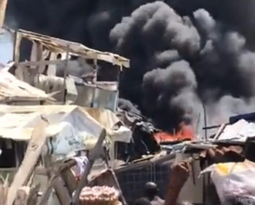 Alaba Market Fire Disaster: Criminals' Shanties Was On Fire, Not Market---Lagos Police