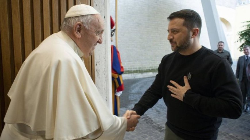 Zelensky Meets Pope Francis At The Vatican