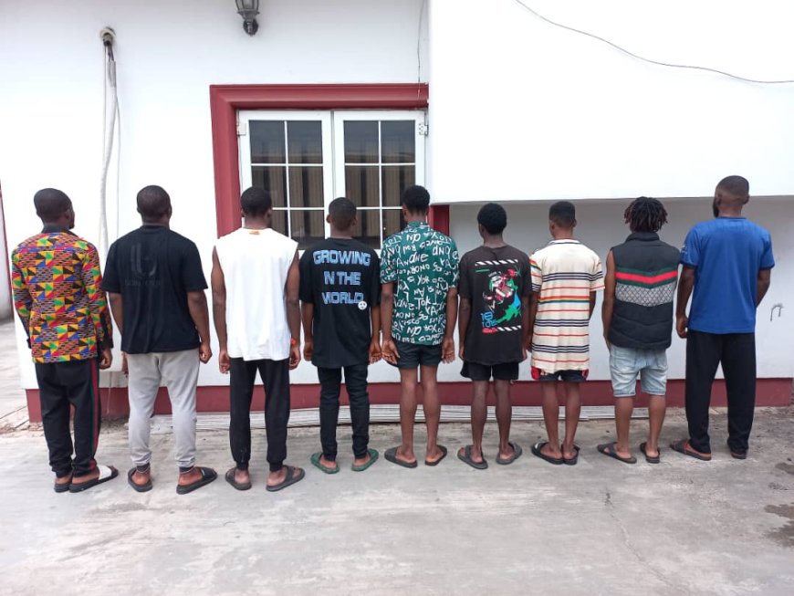 Nine Uyo Boys In EFCC Custody For Suspected Internet Fraud In Uyo