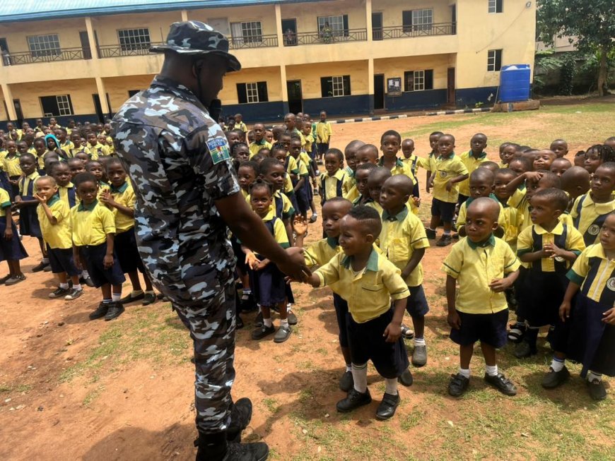 2023 Children's Day/Anambra Police Command Visits School, Counsels Children