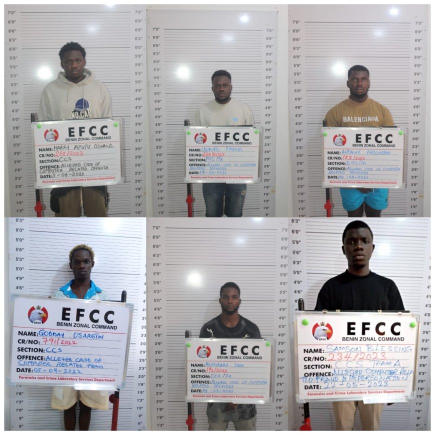 Court Sends Six Internet Fraudsters To Jail In Benin City ... Forfeits Money, Car To FG