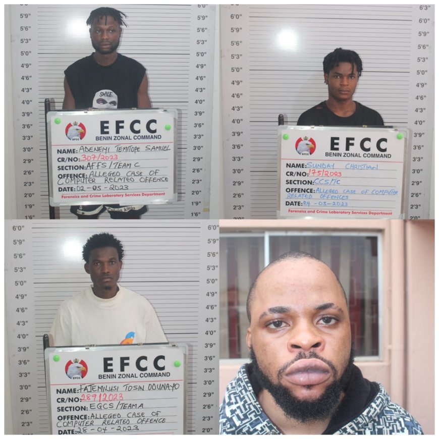 Yahoo Fraud: Two Brothers, 14 Others Jailed In Benin City