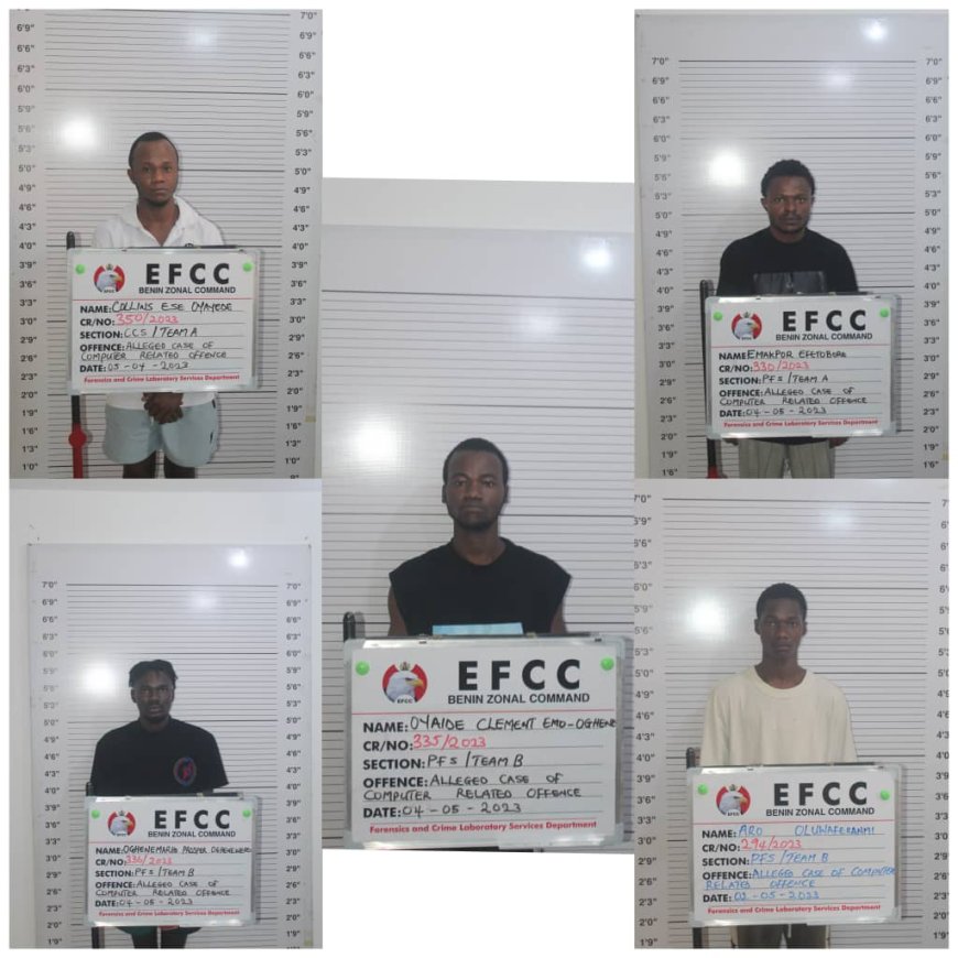 Court Sends 15 Internet Fraudsters To Jail In Edo