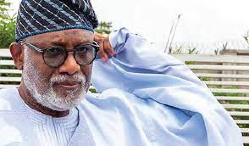 Gov. Akeredolu Hands Over Power To Deputy Governor Over Ill Health, Moves To Abroad For 21 Days