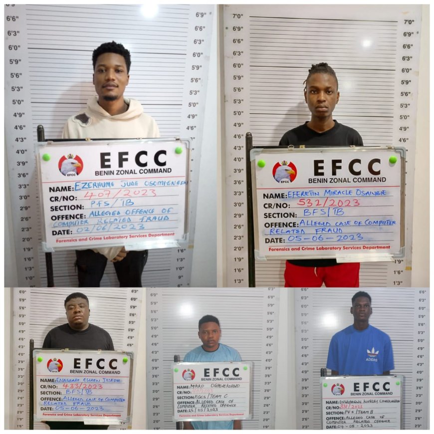 Court Sends Nine Internet Fraudsters To Jail In Benin City