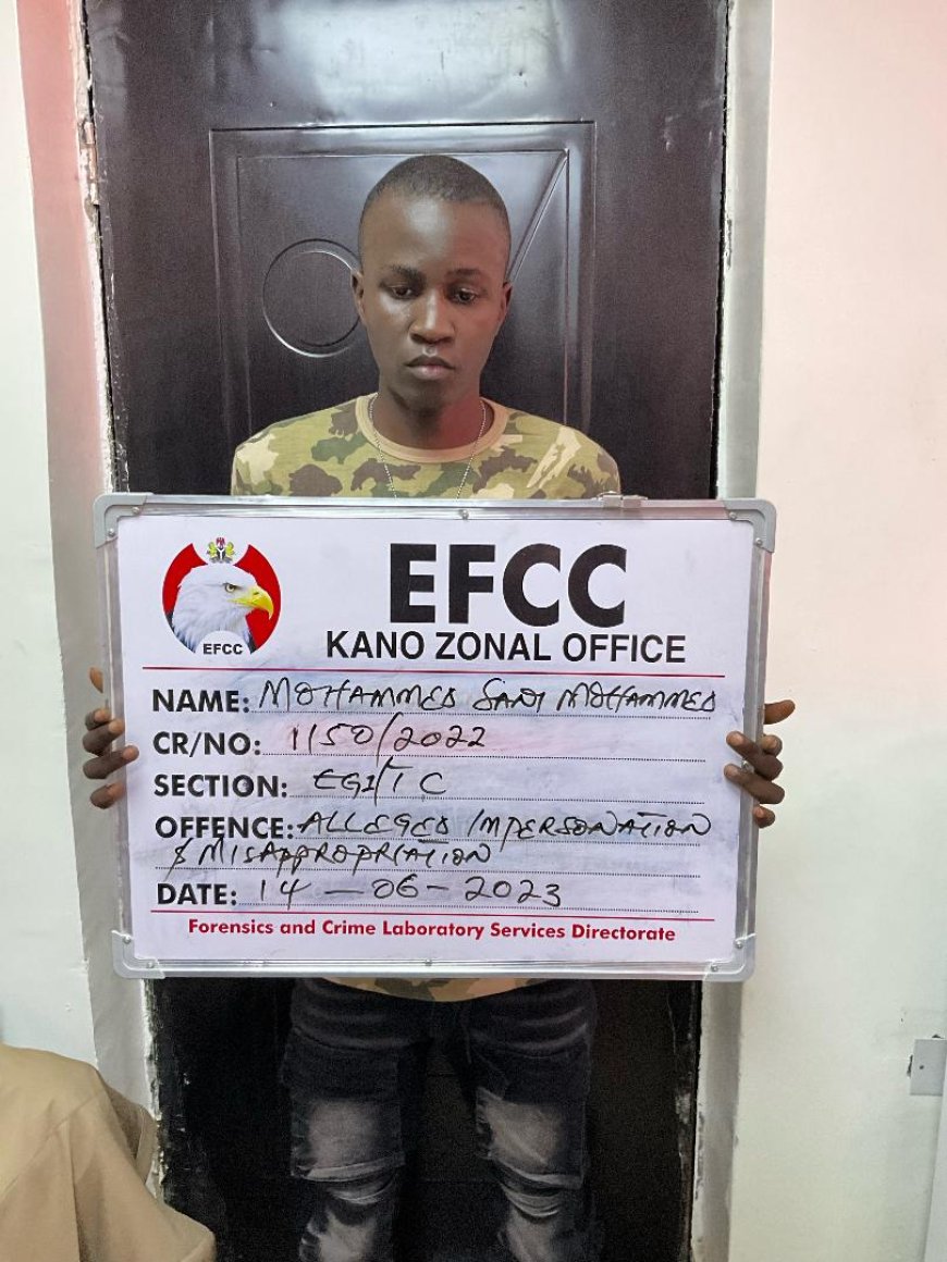  Fake EFCC Official Arrested In Kano For Promising victims Of Helping Them 'Kill' Cases