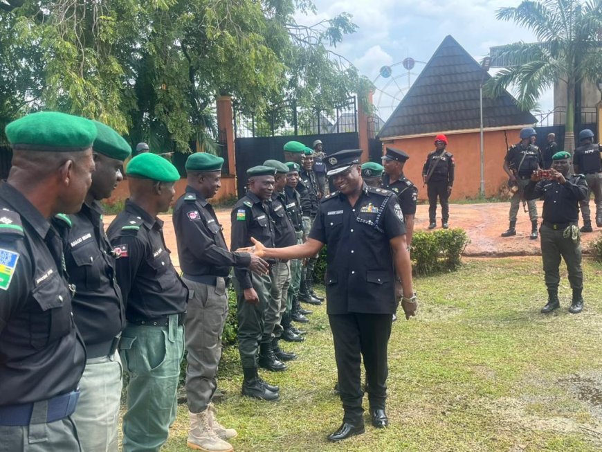 New Anambra Police Boss, Engages Command, Tours Units, Security Hotspots