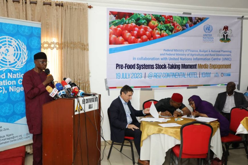 Food Security: FG Commits To Strengthening Food System
