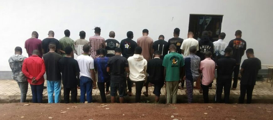 28 Yahoo Boys Nabbed In Enugu