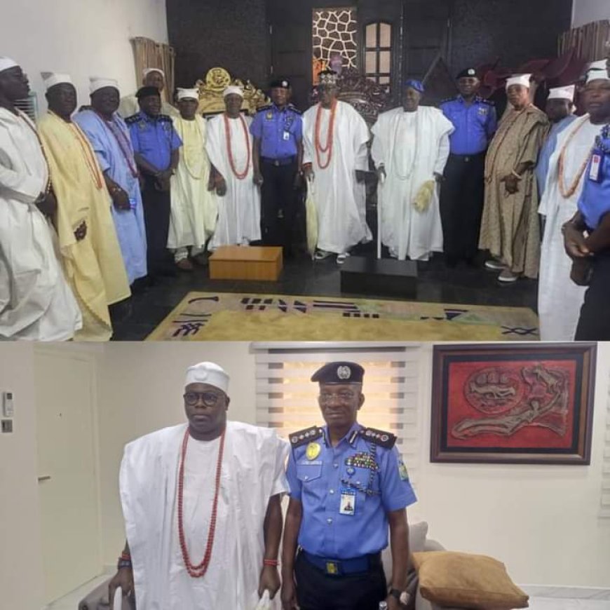 Community Policing: Ag. IGP Egbetokun Visits Oba Of Lagos, Charges Traditional Rulers On Safer Society 