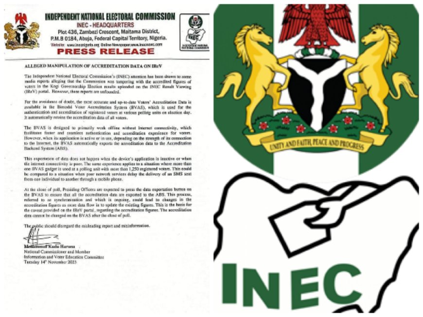 Alleged Accreditation Data Manipulation: INEC Refutes Reports