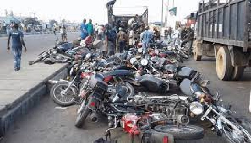 160 Commercial Motorcycles Seized In Berger, FESTAC, Badagry  Expressway