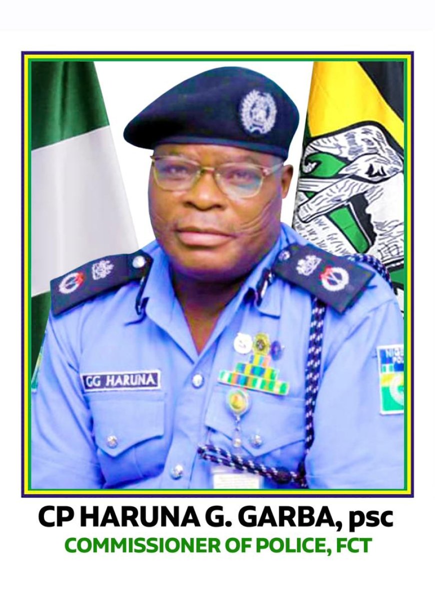 Don't Carry Knives, Machetes in Your Cars-FCT Police Commissioner