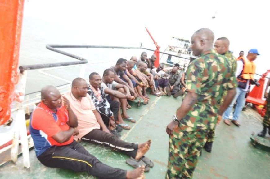 Crude Oil Theft: Nigeria Navy Arrests Motor Tanker VINNALARIS 1 Lagos 