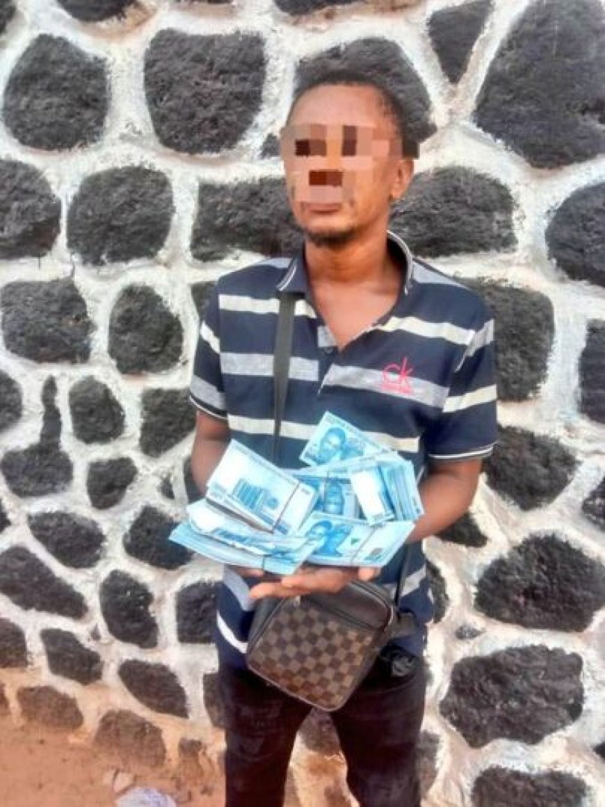 Fake Currency Trafficker: Enugu Police Arrests Man For Being In Possession Of Fake N362,000