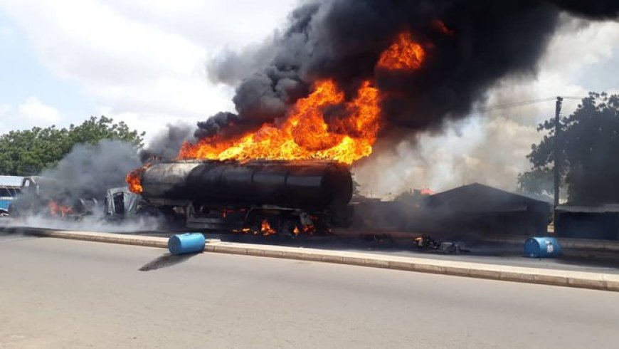 Tanker Explosion: Several People Injured In Badagry
