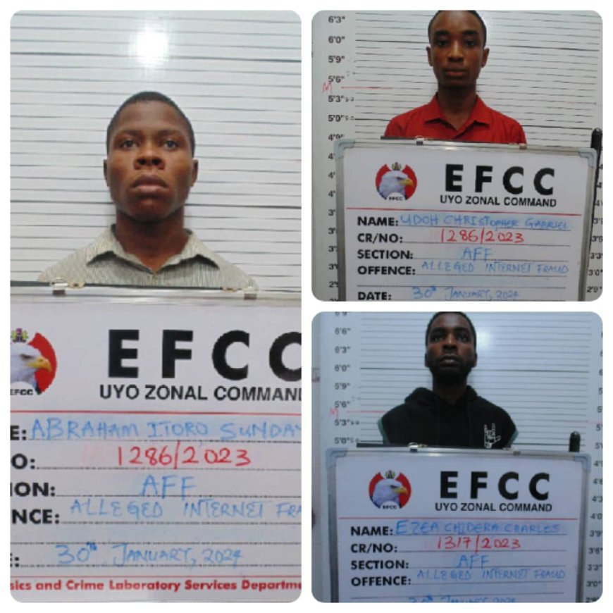 Uyo Court Sends Three Internet Fraudsters To Jail