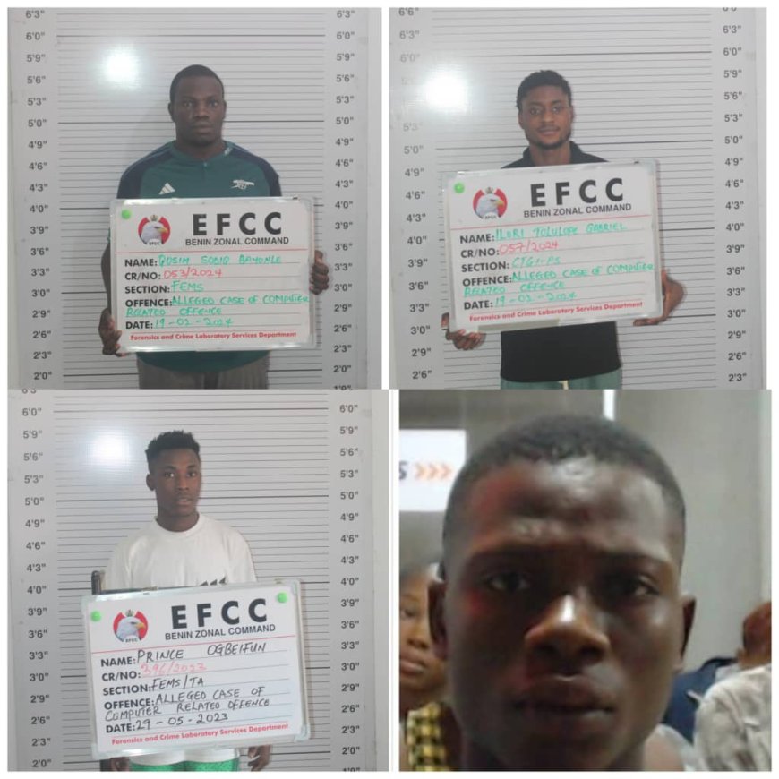Court Jails Eight Undergraduates, Six Others For Internet Fraud In Benin City