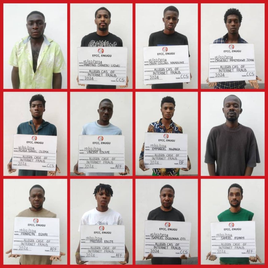 31  Yahoo Boys Bag Six Years Two Weeks Jail Term In Enugu, Awka