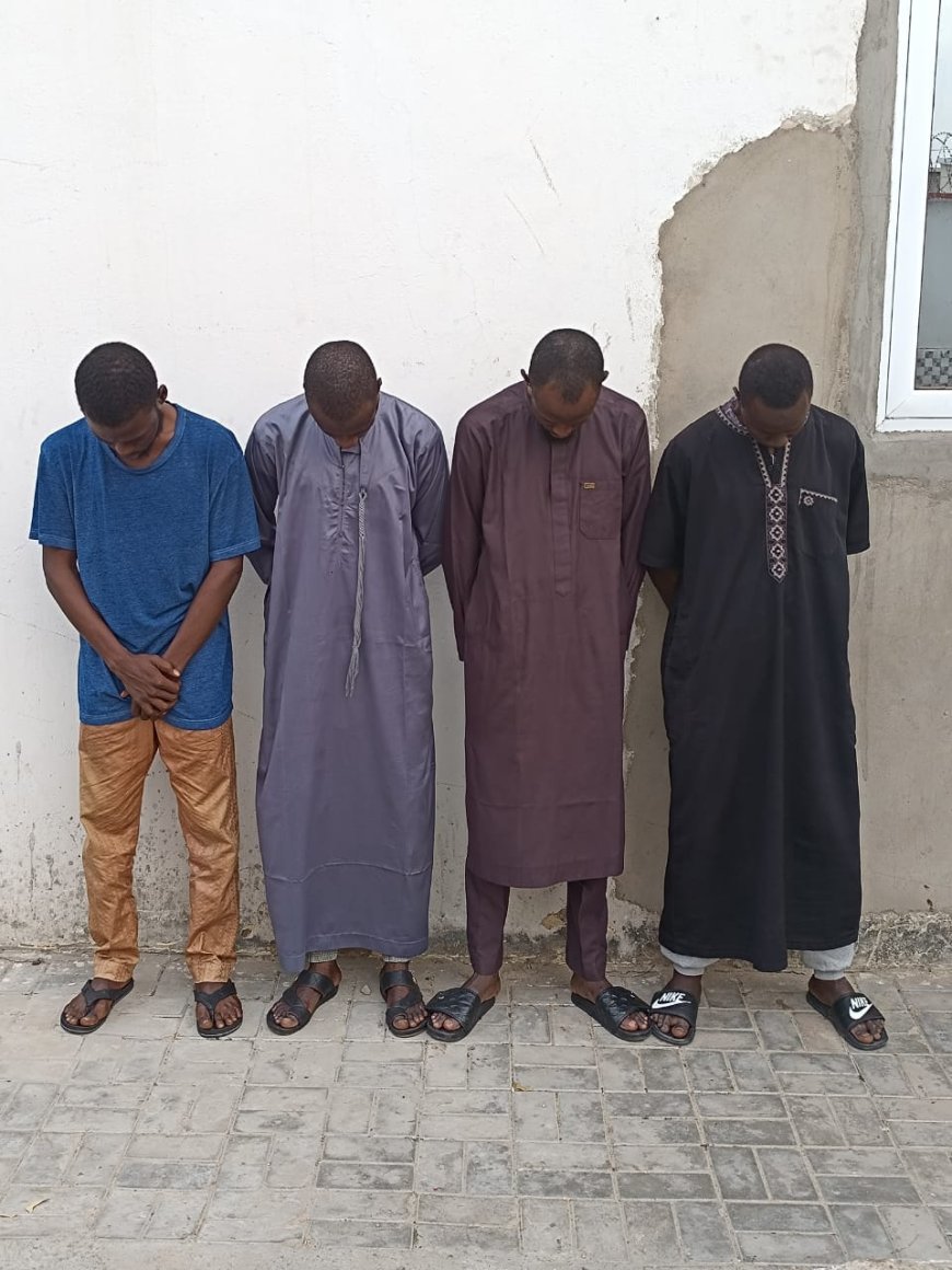 EFCC Detains Four Yahoo Boys In Maiduguri