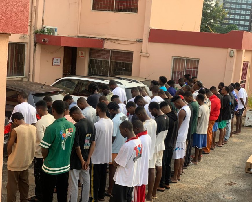 57 Suspected Yahoo Boys Detained In Benin