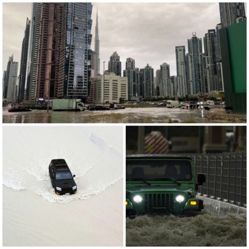 Dubai Reels Under Flood as Over a Year's Rain Hammers UAE Within Hours
