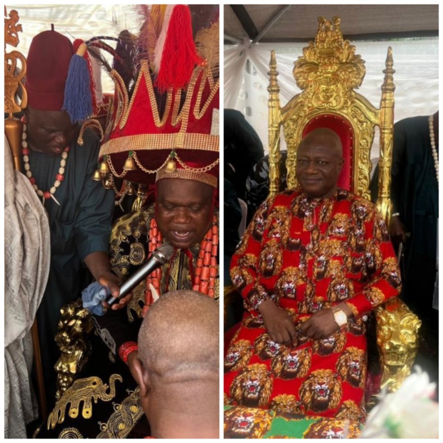 Outgoing Anambra Police Boss Gets a Chieftaincy Title