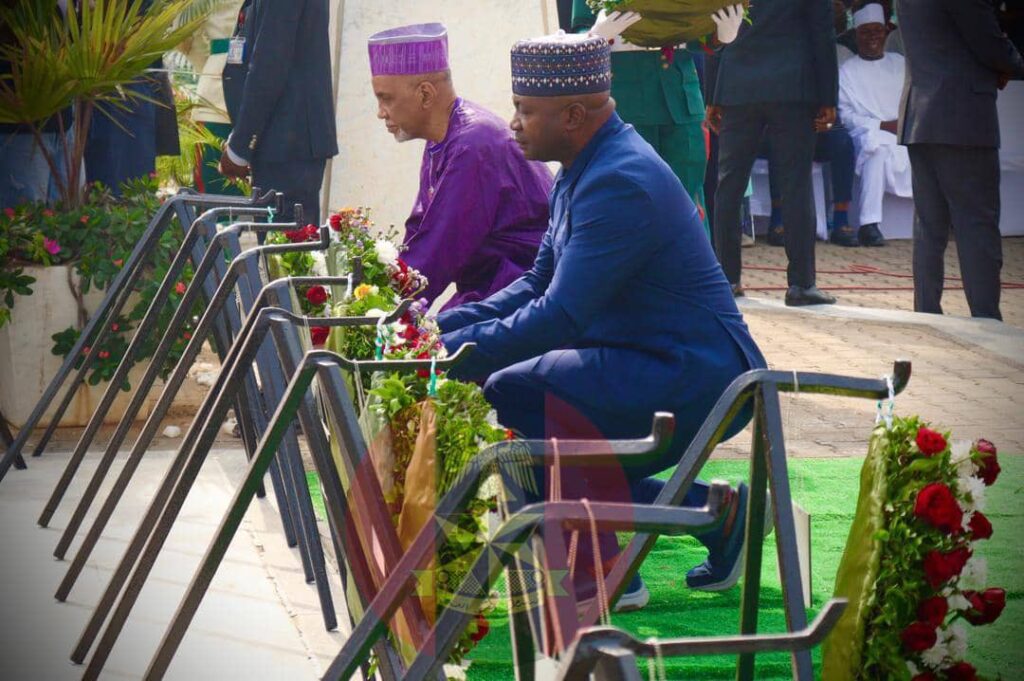 AFCRD 2026: Tinubu Honours Fallen Heroes As COAS, Service Chiefs Pay Solemn Tribute  