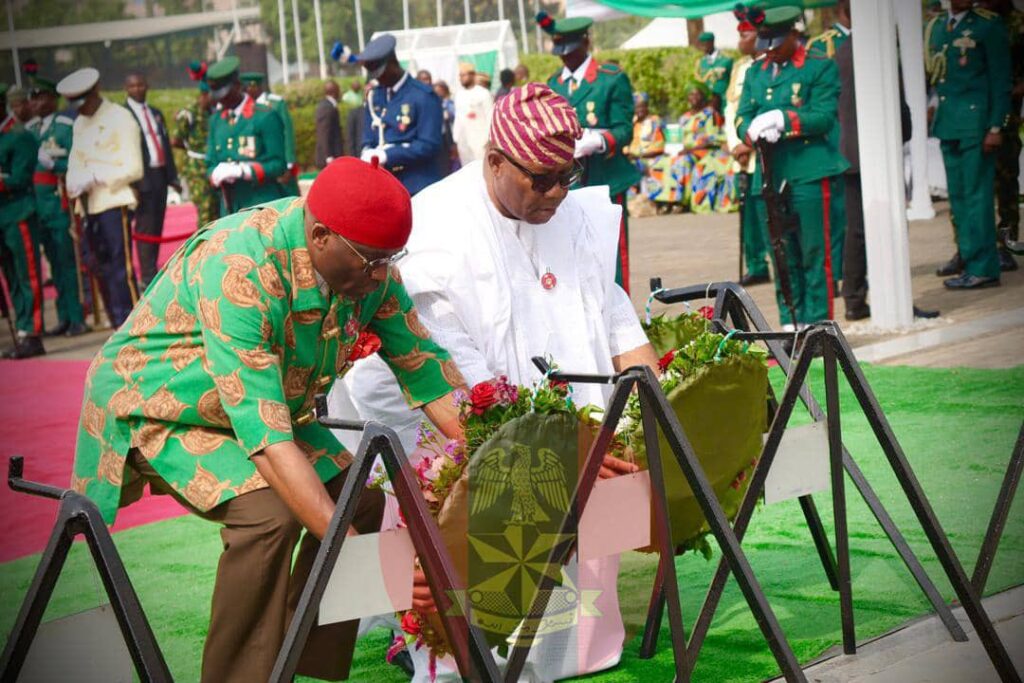 AFCRD 2026: Tinubu Honours Fallen Heroes As COAS, Service Chiefs Pay Solemn Tribute  
