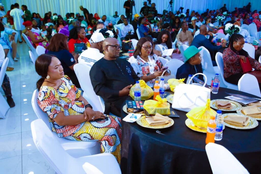 the Coordinator of Office of First Lady of Edo State, Mrs Edesili Okpebholo Anani and the Queen Consort of Warri Kingdom, Olori Ivie Atuwatse III were conferred with awards of excellence in SDGs implementation.  