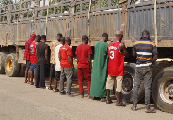 EFCC Arrests 10 Suspects,  Trucks For  Suspected  Illegal Mining In Kwara  