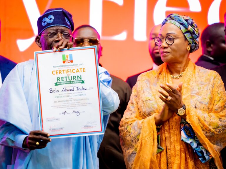 Tinubu and First Lady, Oluremi Tinubu