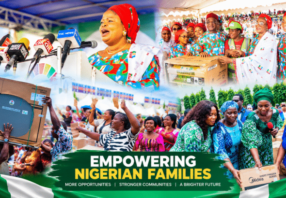 Uzodimma commends First Lady, RHI and OSSAP-SDGs for implementing the programme and supporting women and vulnerable groups across the country